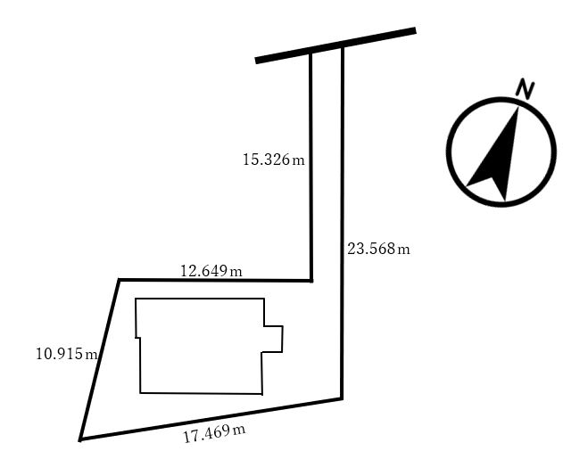 【売土地】古曽部町４丁目　※建築条件無し